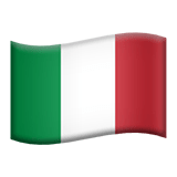 Włochy Apple Emoji