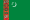 Flaga Turkmenistanu
