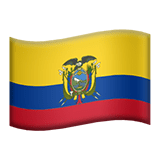 Ekwador Apple Emoji