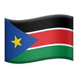 Sudan Południowy Apple Emoji