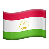 Tadżykistan Apple Emoji