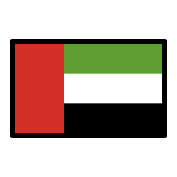 Zjednoczone Emiraty Arabskie OpenMoji Emoji