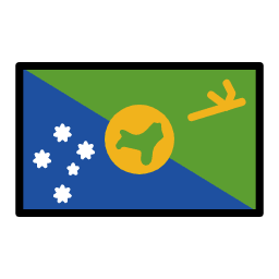 Wyspa Bożego Narodzenia OpenMoji Emoji