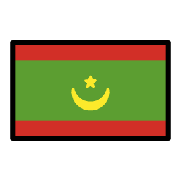 Mauretania OpenMoji Emoji