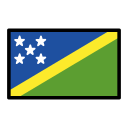 Wyspy Salomona OpenMoji Emoji
