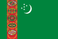 Flaga Turkmenistanu