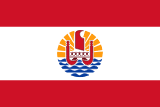 Flaga Polinezji Francuskiej