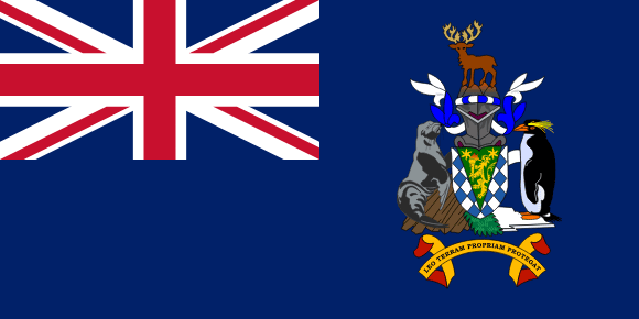Flaga Georgii Południowej i Sandwichu Południowego