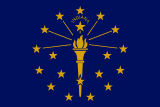 Flaga stanowa Indiana