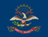 Flaga stanowa Dakota Północna