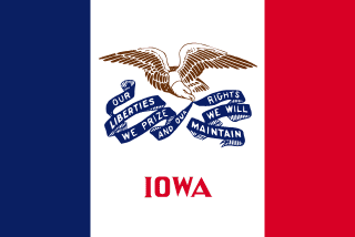 Flaga stanowa Iowa