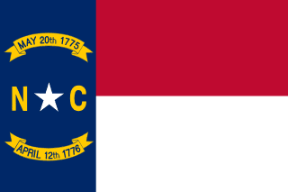 Flaga stanowa Karolina Północna