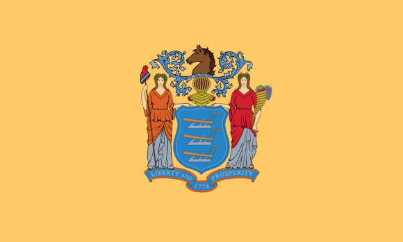 Flaga stanowa New Jersey