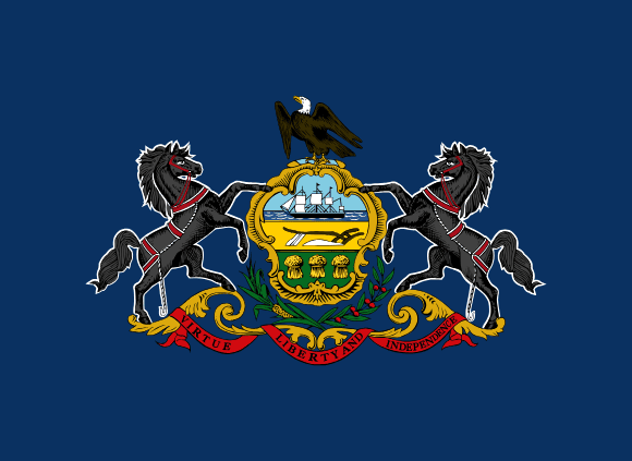 Flaga stanowa Pensylwania